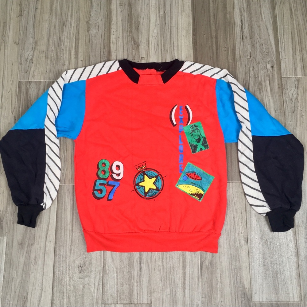 NWOT Unisex ADVENTURE & EXPLORE Color Block Fleece